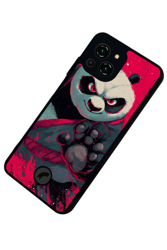 Reeder S23 Pro Max Uyumlu Kung Fu Panda Tasarımlı Glossy Premium Kılıf