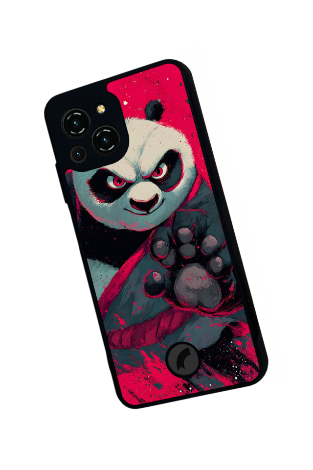 Reeder S23 Pro Max Uyumlu Kung Fu Panda Tasarımlı Glossy Premium Kılıf