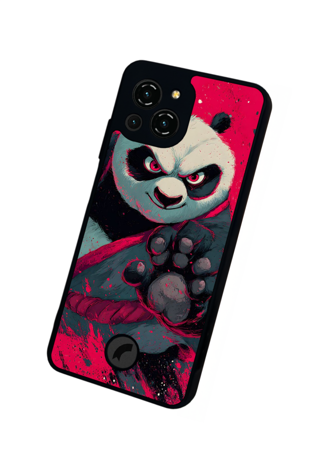 Reeder S23 Pro Max Uyumlu Kung Fu Panda Tasarımlı Glossy Premium Kılıf
