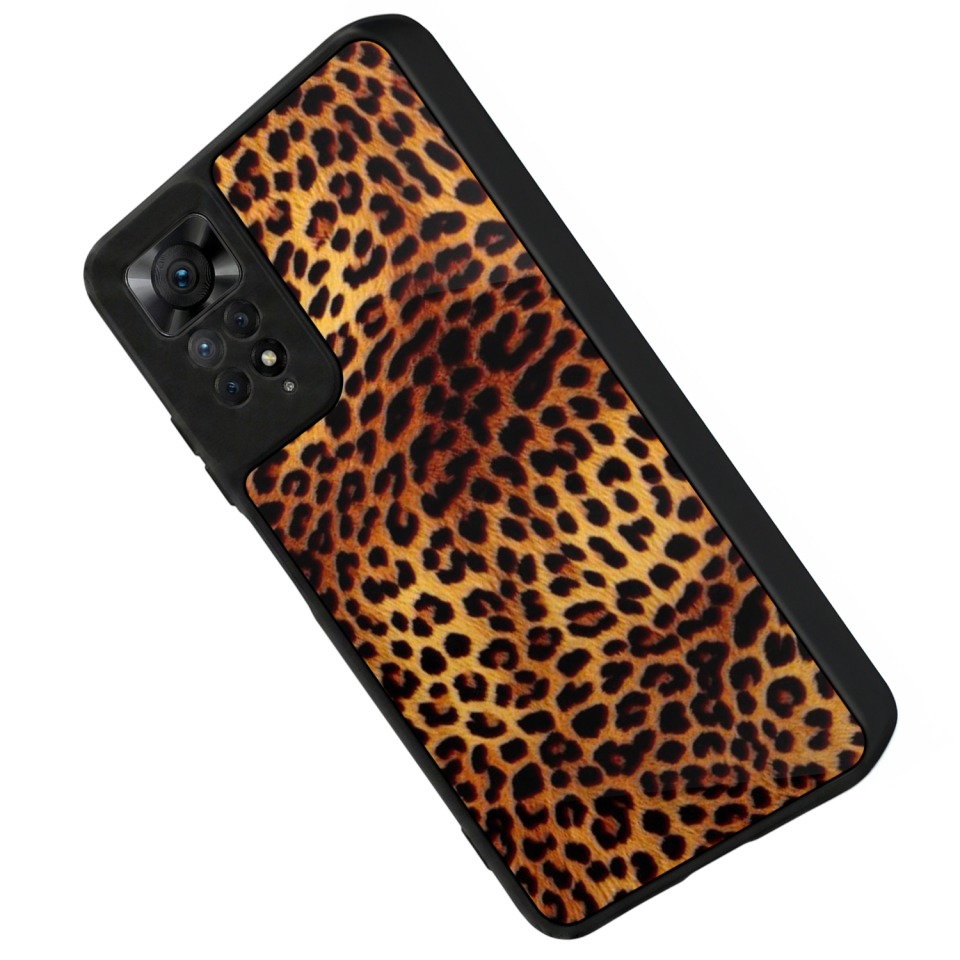 Xiaomi Redmi Note 12 Pro Uyumlu Leopar Tasarımlı Glossy Premium Kılıf