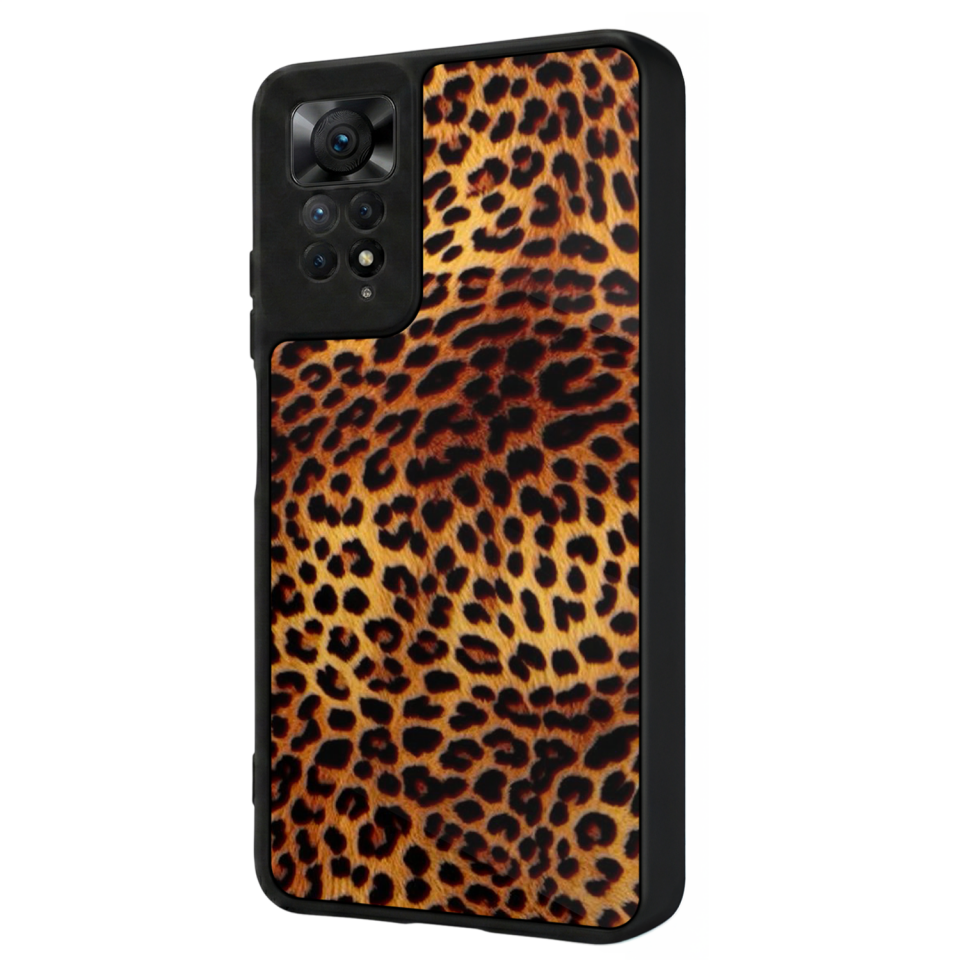 Xiaomi Redmi Note 12 Pro Uyumlu Leopar Tasarımlı Glossy Premium Kılıf