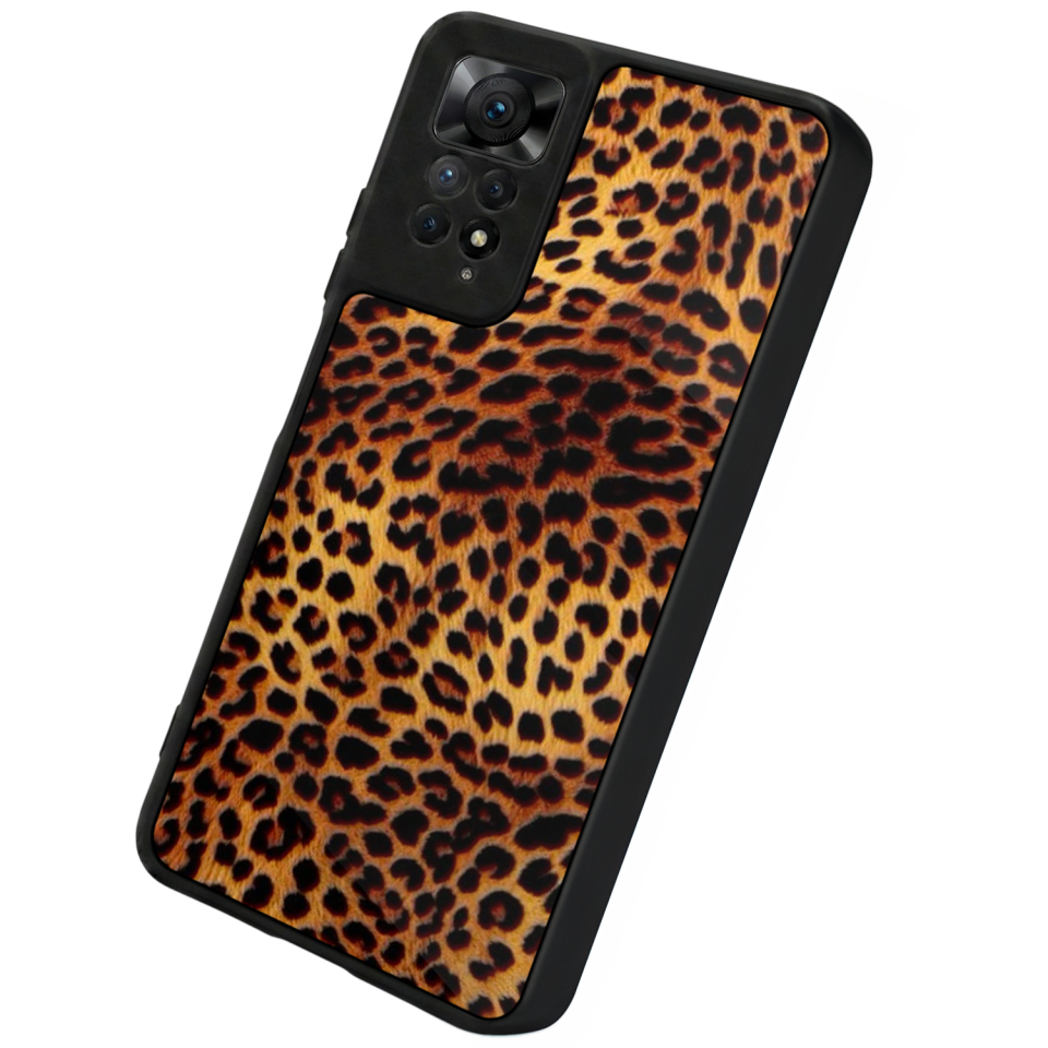 Xiaomi Redmi Note 12 Pro Uyumlu Leopar Tasarımlı Glossy Premium Kılıf