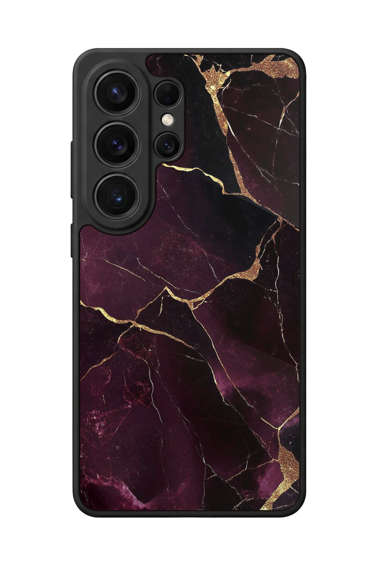Samsung Galaxy S26 Ultra Uyumlu Mermer Marble Tasarımlı Glossy Premium Kılıf