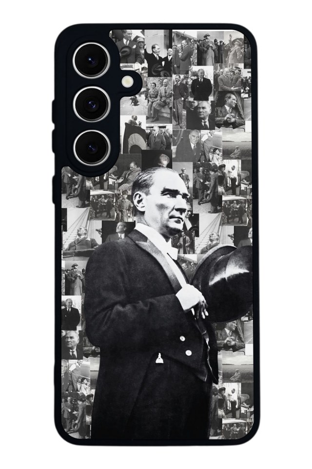 Samsung Galaxy A16 Uyumlu Mustafa Kemal Ataturk Tasarımlı Glossy Premium Kılıf