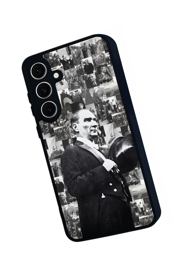 Samsung Galaxy A16 Uyumlu Mustafa Kemal Ataturk Tasarımlı Glossy Premium Kılıf