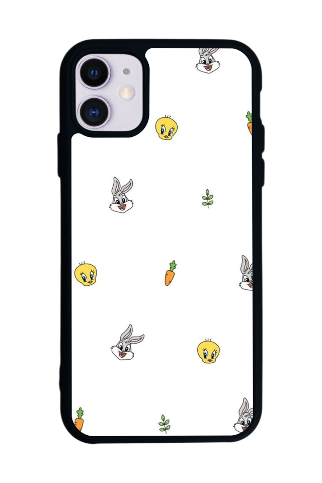 iPhone 11 Uyumlu Tweety Tasarımlı Glossy Premium Kılıf