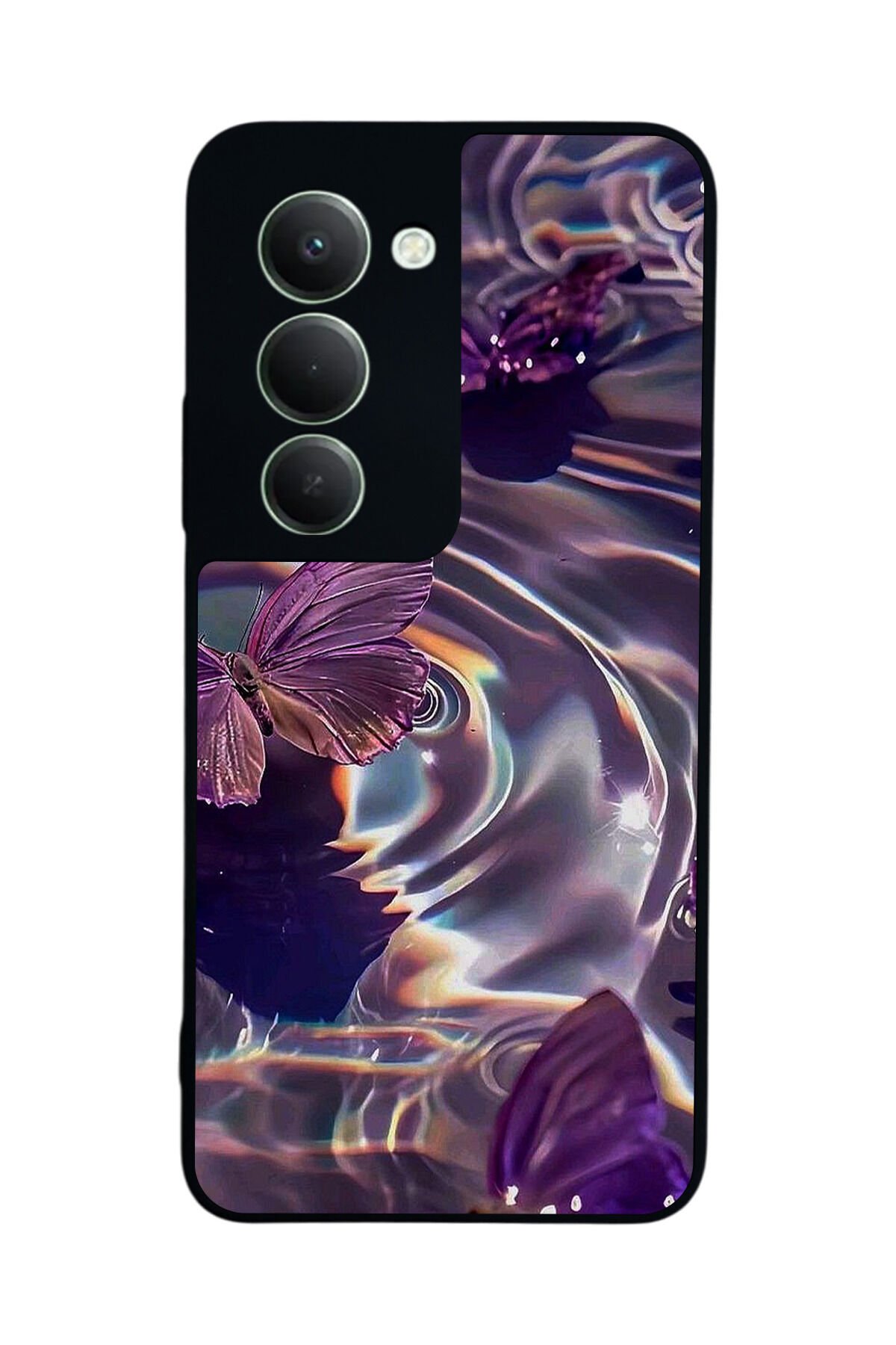Xiaomi Redmi 15 5G Uyumlu Kelebek Tasarımlı Glossy Premium Kılıf