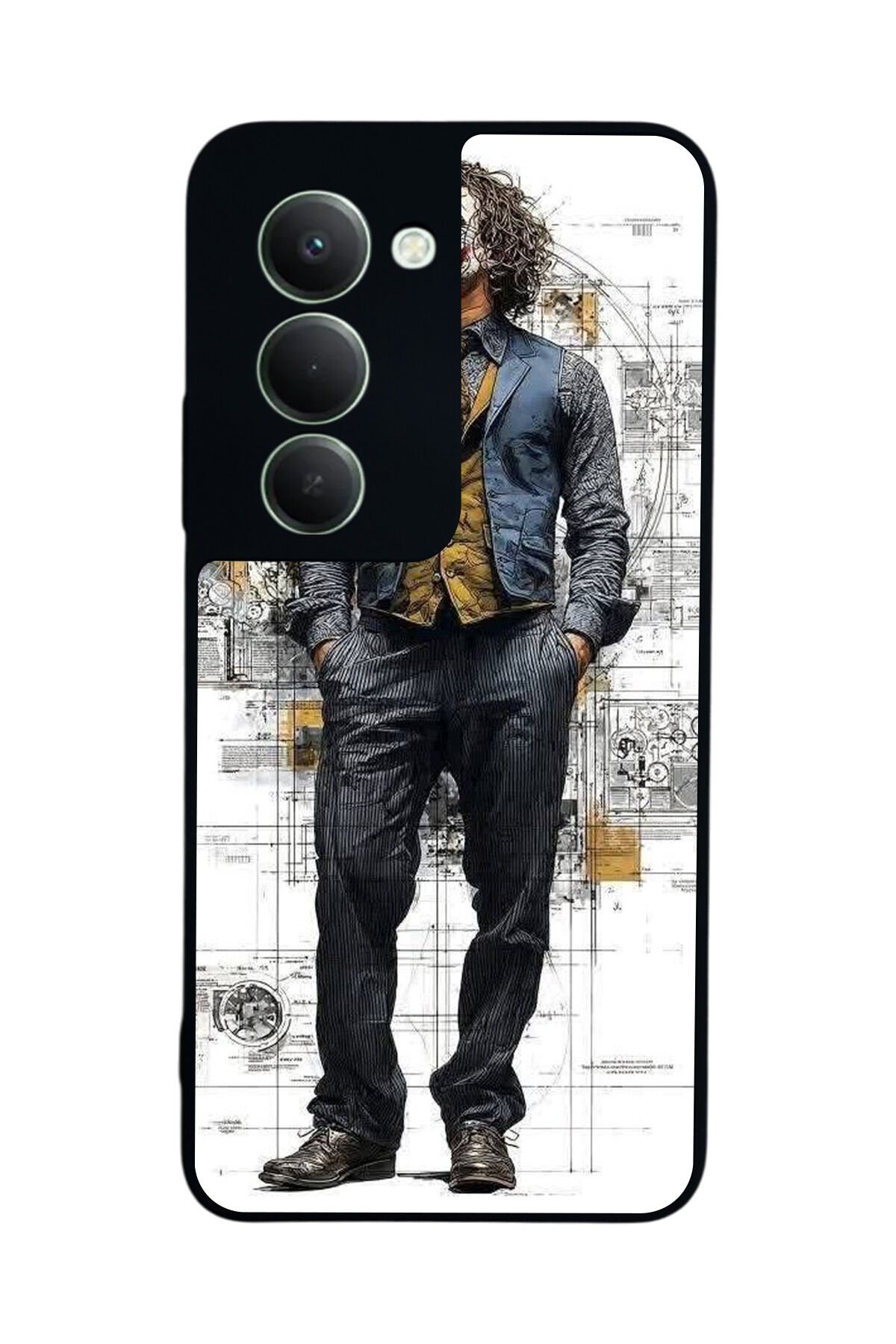 Xiaomi Redmi 15 5G Uyumlu Joker Tasarımlı Glossy Premium Kılıf