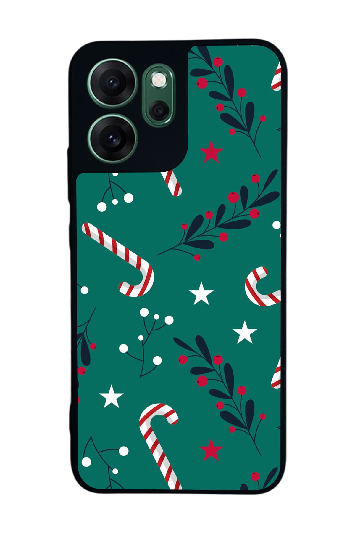 Oppo Reno 14F Uyumlu Yilbasi Christmas Tasarımlı Glossy Premium Kılıf