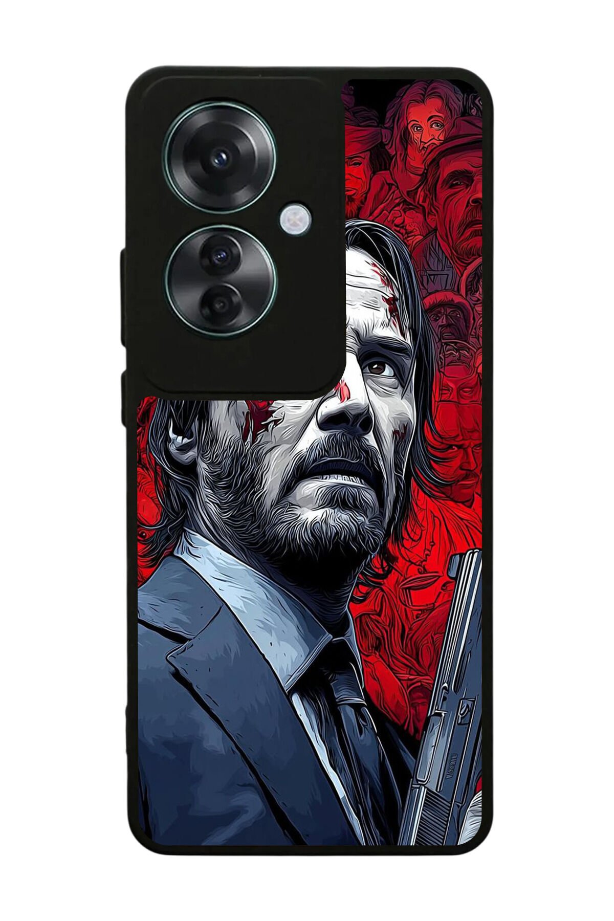 Oppo Reno 11F Uyumlu JohnWick Tasarımlı Glossy Premium Kılıf