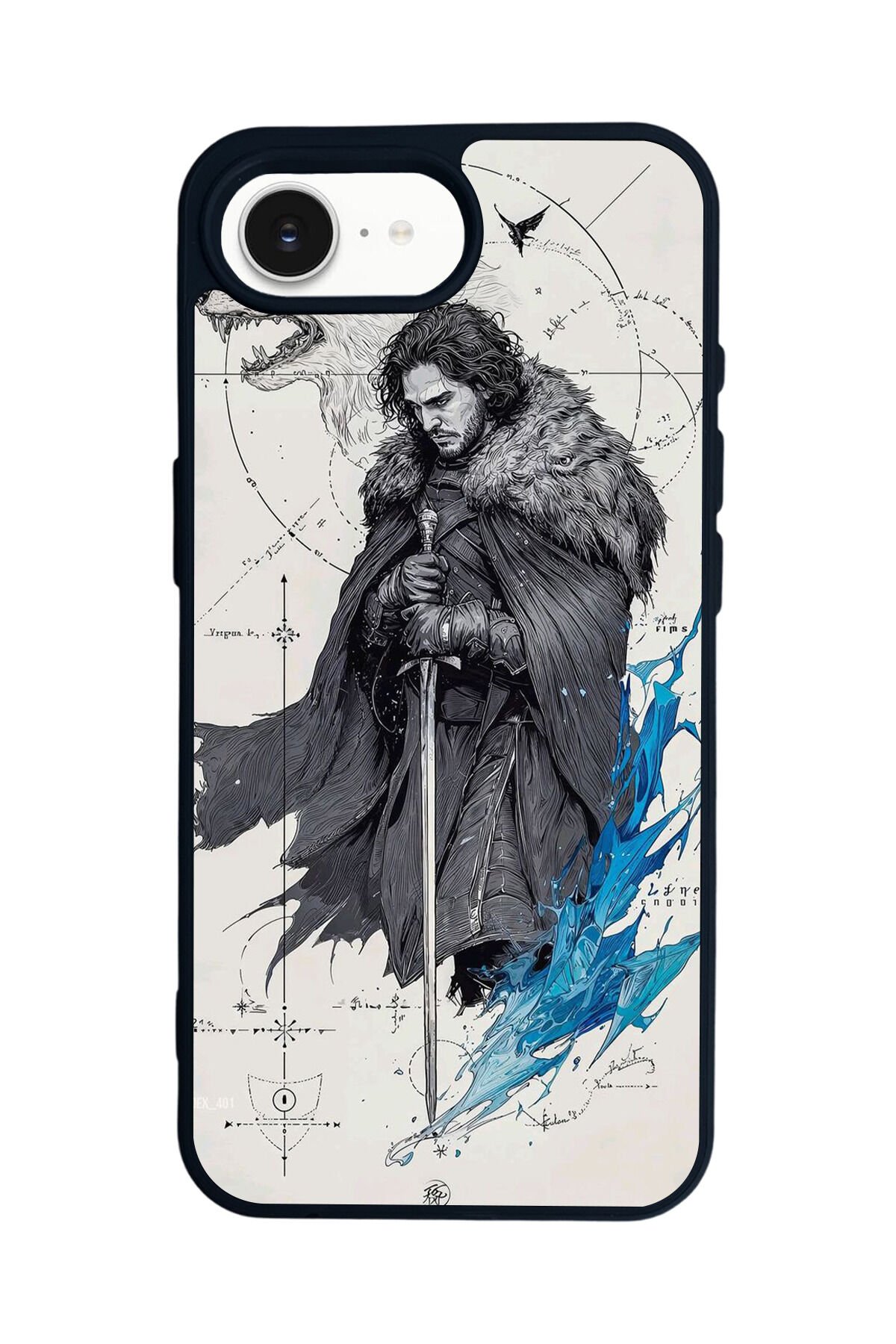 iPhone 16E Uyumlu GameOfThrones Tasarımlı Glossy Premium Kılıf