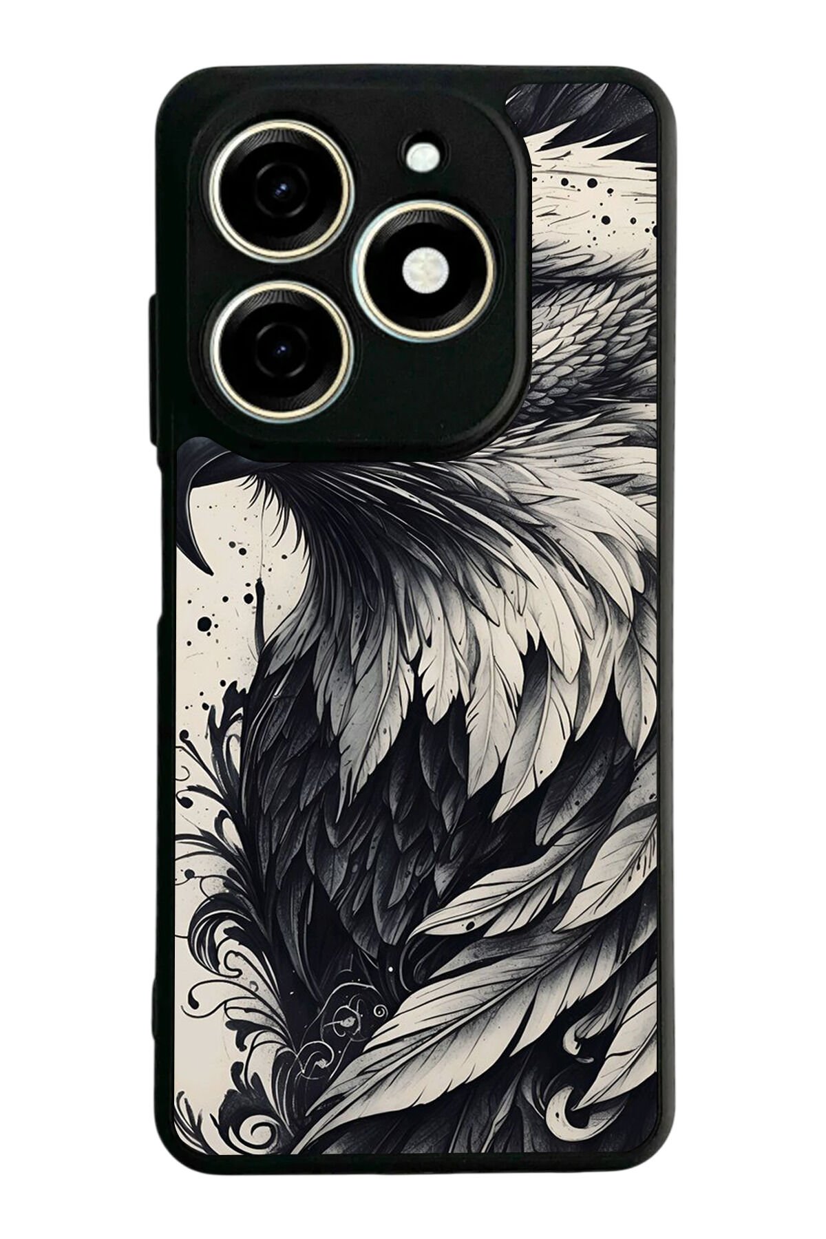 Infınıx Smart 8 Pro Uyumlu Besiktas Tasarımlı Glossy Premium Kılıf