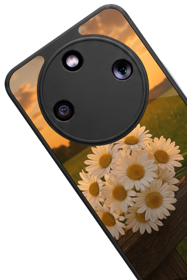 Honor Magic 8 Lite Uyumlu Cicek Tasarımlı Glossy Premium Kılıf