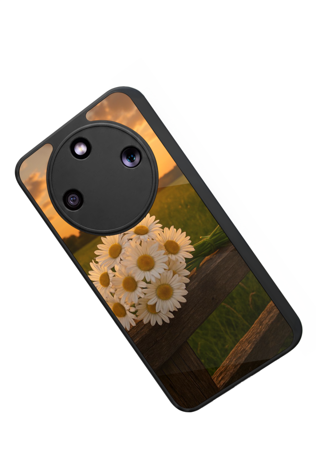 Honor Magic 8 Lite Uyumlu Cicek Tasarımlı Glossy Premium Kılıf