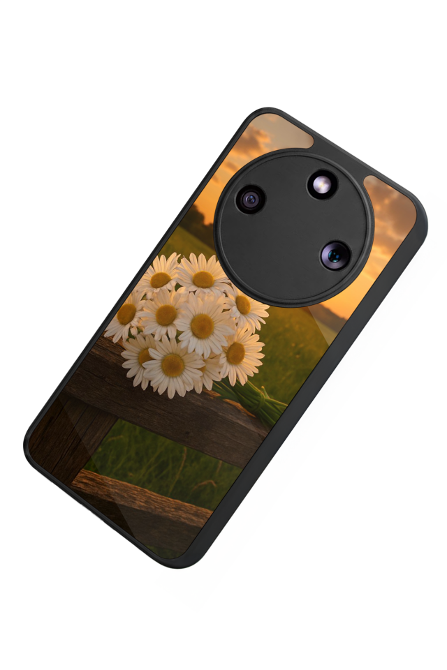 Honor Magic 8 Lite Uyumlu Cicek Tasarımlı Glossy Premium Kılıf