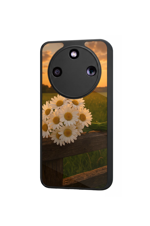 Honor Magic 8 Lite Uyumlu Cicek Tasarımlı Glossy Premium Kılıf