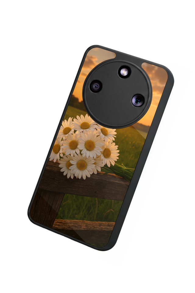 Honor Magic 8 Lite Uyumlu Cicek Tasarımlı Glossy Premium Kılıf