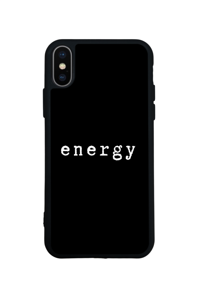 iPhone X/ XS Uyumlu Energy Tasarımlı Glossy Premium Kılıf