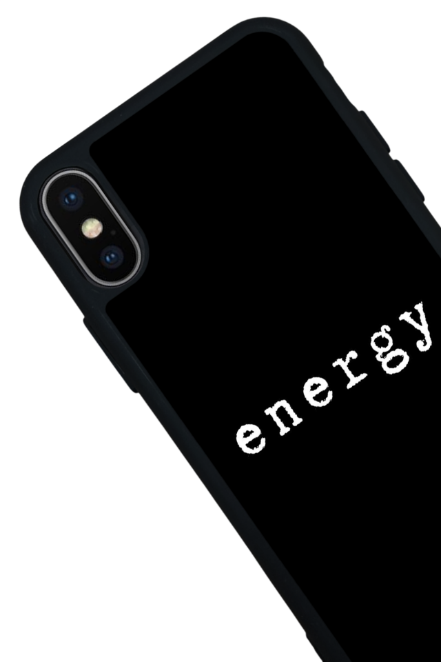 iPhone X/ XS Uyumlu Energy Tasarımlı Glossy Premium Kılıf