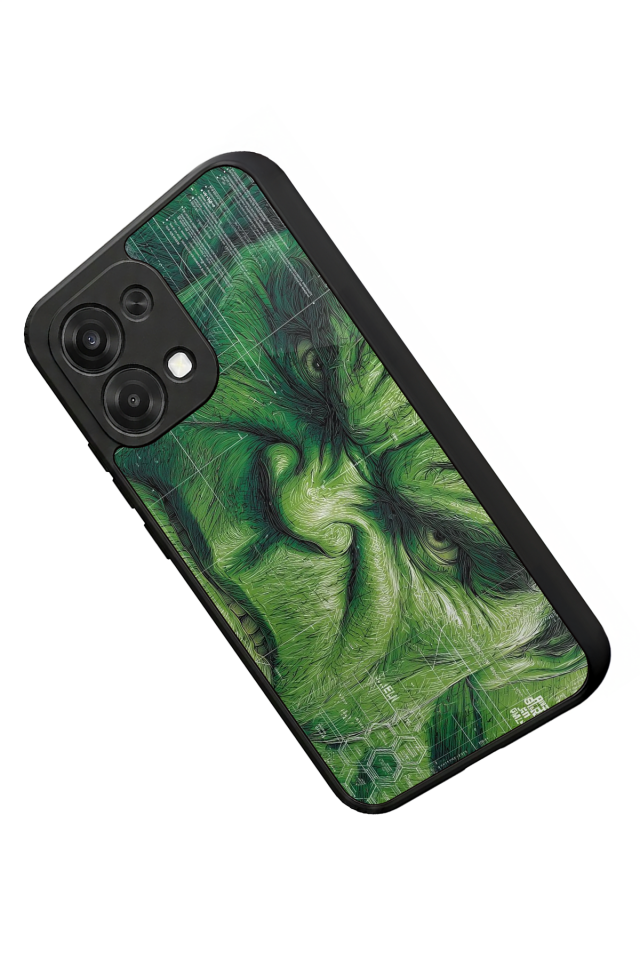 Oppo A6 Pro Uyumlu Hulk Tasarımlı Glossy Premium Kılıf