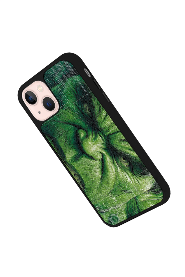 iPhone 13 Mini Uyumlu Hulk Tasarımlı Glossy Premium Kılıf