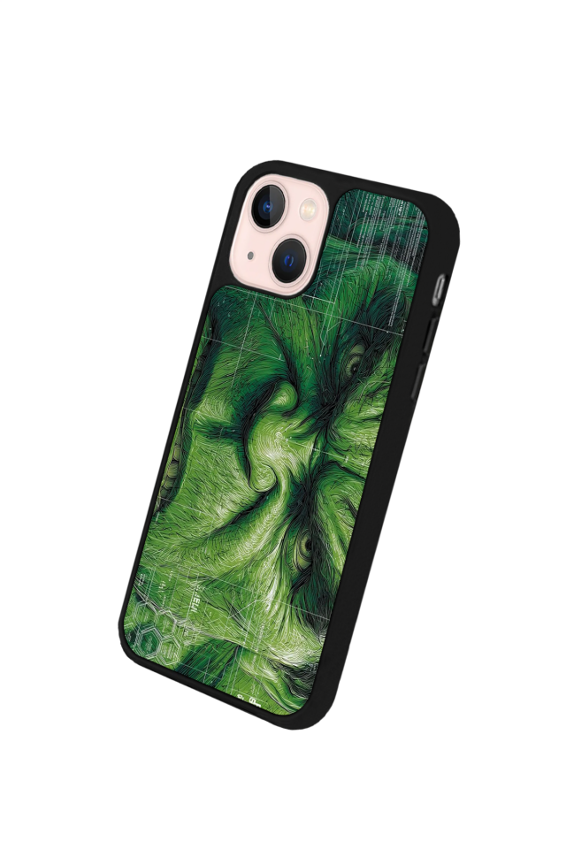 iPhone 13 Mini Uyumlu Hulk Tasarımlı Glossy Premium Kılıf