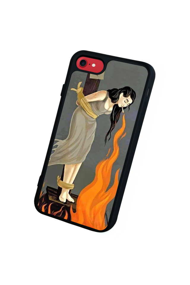 iPhone 8 Uyumlu Kalp Love Tasarımlı Glossy Premium Kılıf