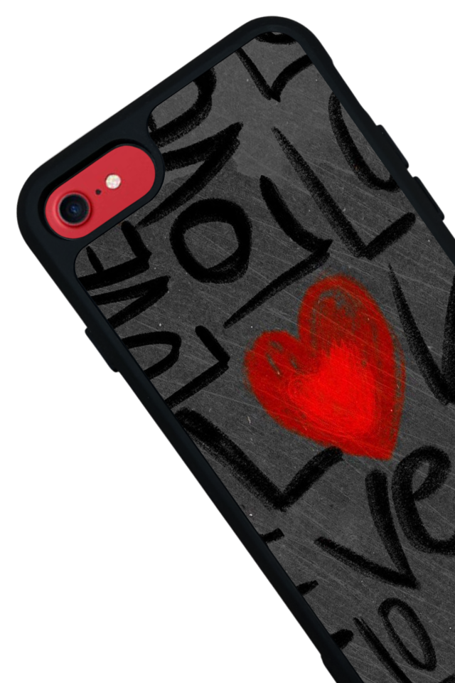 iPhone 7 Uyumlu Love Tasarımlı Glossy Premium Kılıf