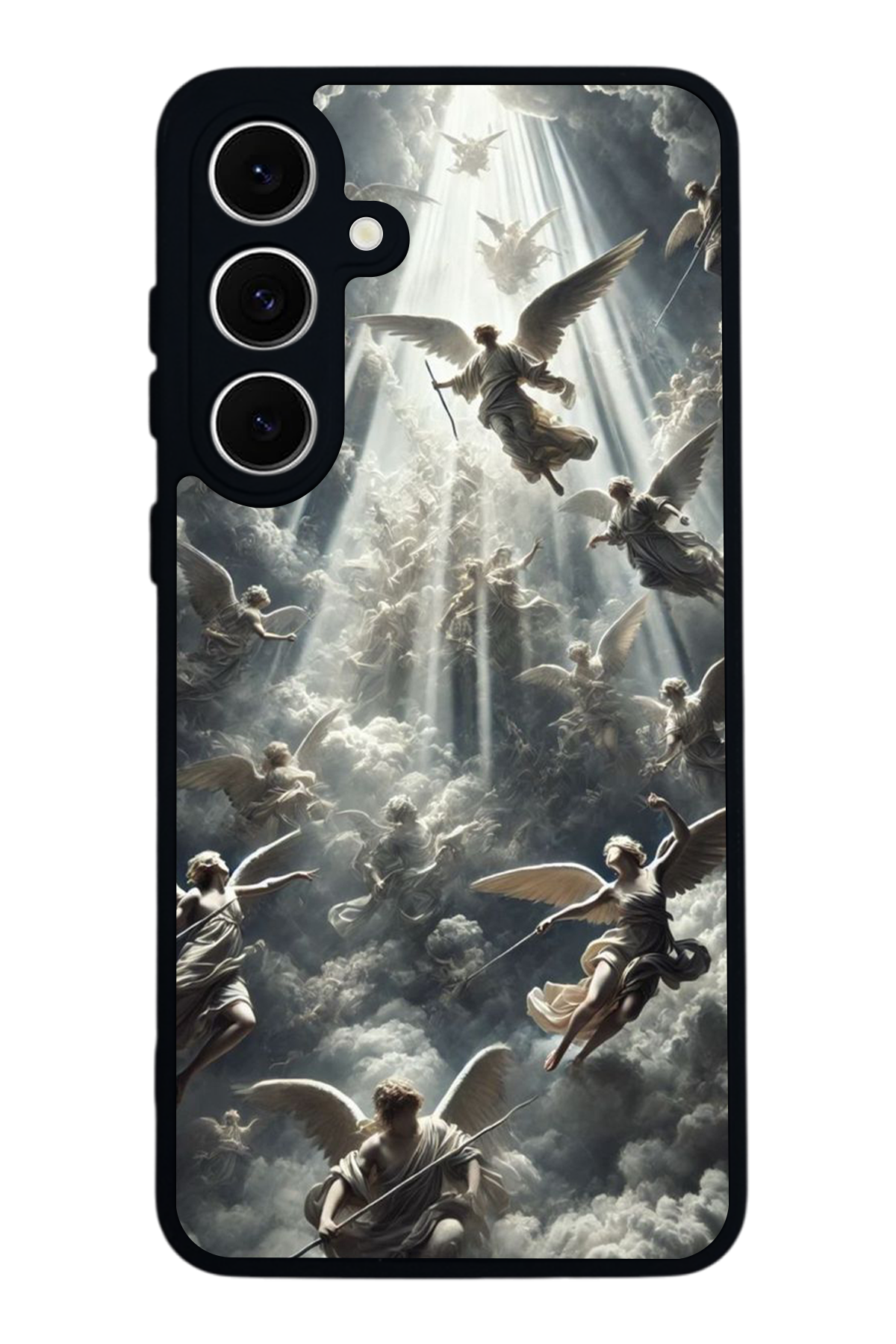 Samsung Galaxy S24 FE Uyumlu Melek Tasarımlı Glossy Premium Kılıf