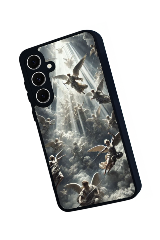 Samsung Galaxy S24 FE Uyumlu Melek Tasarımlı Glossy Premium Kılıf