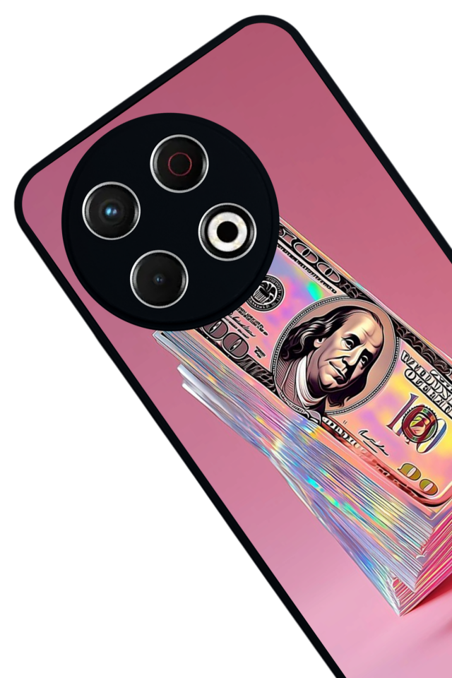Tecno Spark 30 Pro Uyumlu Money Para Tasarımlı Glossy Premium Kılıf