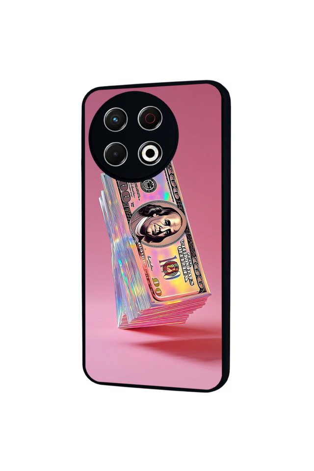 Tecno Spark 30 Pro Uyumlu Money Para Tasarımlı Glossy Premium Kılıf