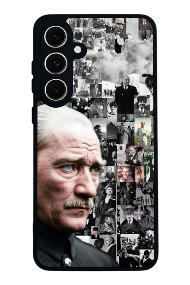 Samsung Galaxy A16 Uyumlu Mustafa Kemal Ataturk Tasarımlı Glossy Premium Kılıf