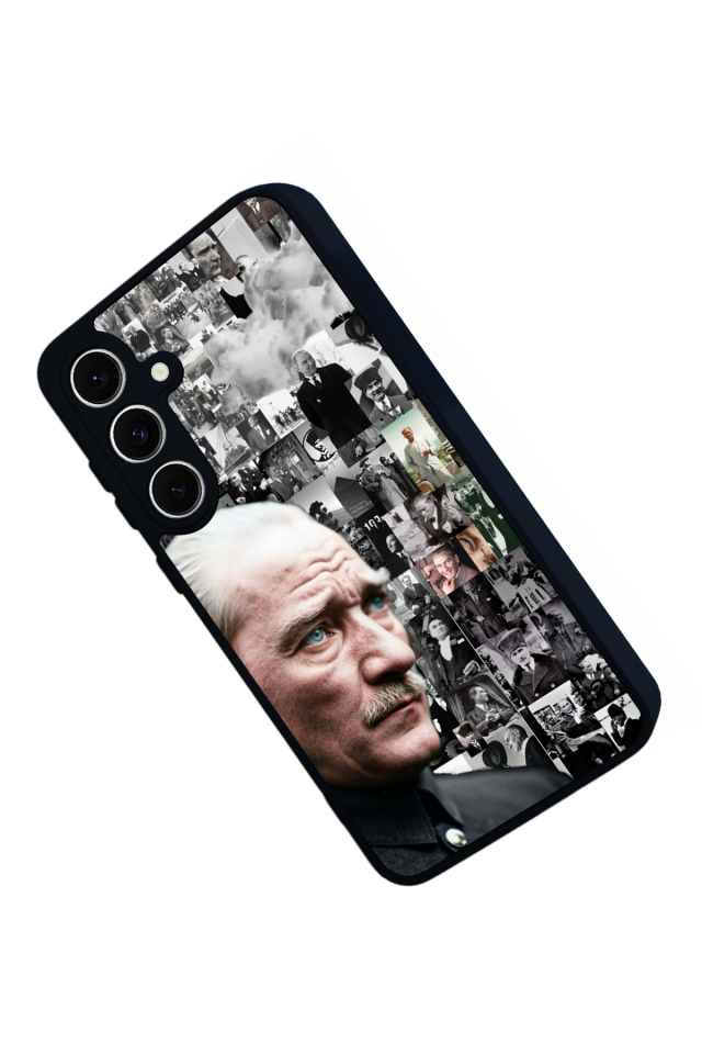 Samsung Galaxy A16 Uyumlu Mustafa Kemal Ataturk Tasarımlı Glossy Premium Kılıf