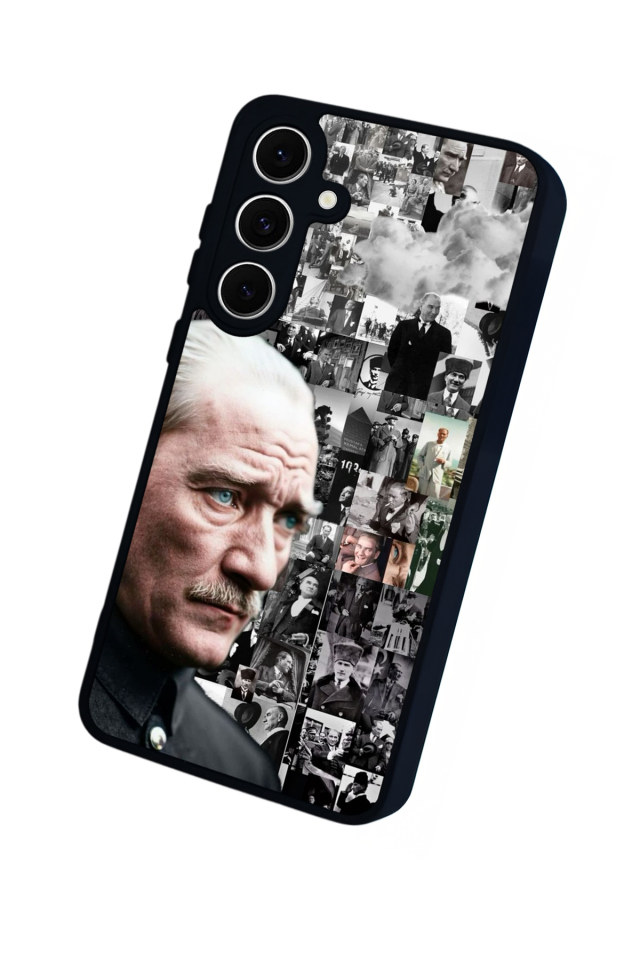 Samsung Galaxy A16 Uyumlu Mustafa Kemal Ataturk Tasarımlı Glossy Premium Kılıf
