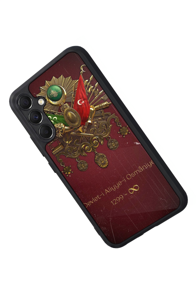 Samsung Galaxy A34 Uyumlu Osmanli Tugrasi Tasarımlı Glossy Premium Kılıf