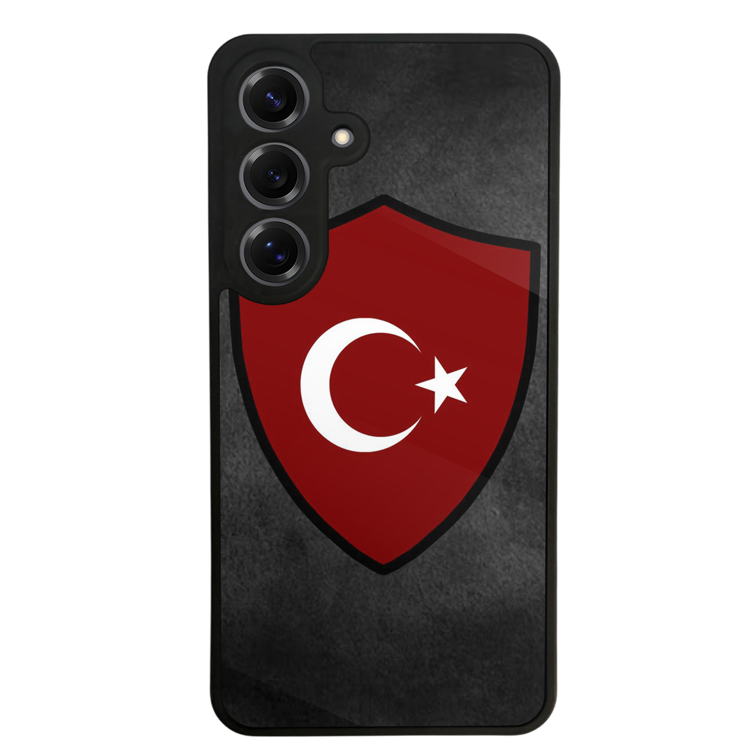 Samsung Galaxy S25 Uyumlu Türk Bayragi Tasarımlı Glossy Premium Kılıf