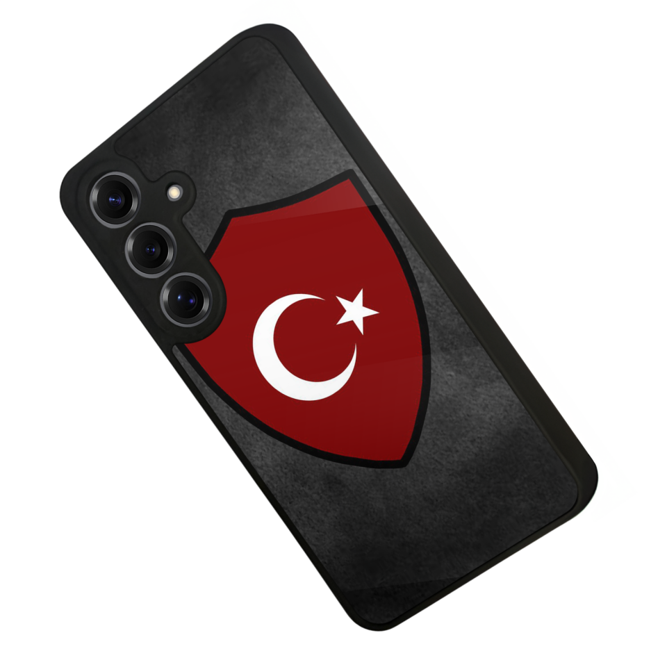 Samsung Galaxy S25 Uyumlu Türk Bayragi Tasarımlı Glossy Premium Kılıf
