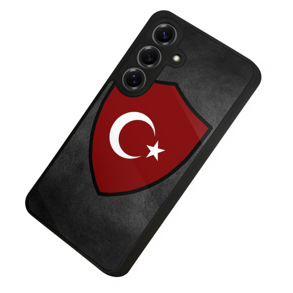 Samsung Galaxy S25 Uyumlu Türk Bayragi Tasarımlı Glossy Premium Kılıf