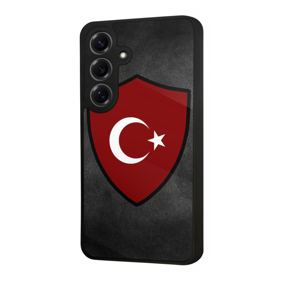 Samsung Galaxy S25 Uyumlu Türk Bayragi Tasarımlı Glossy Premium Kılıf