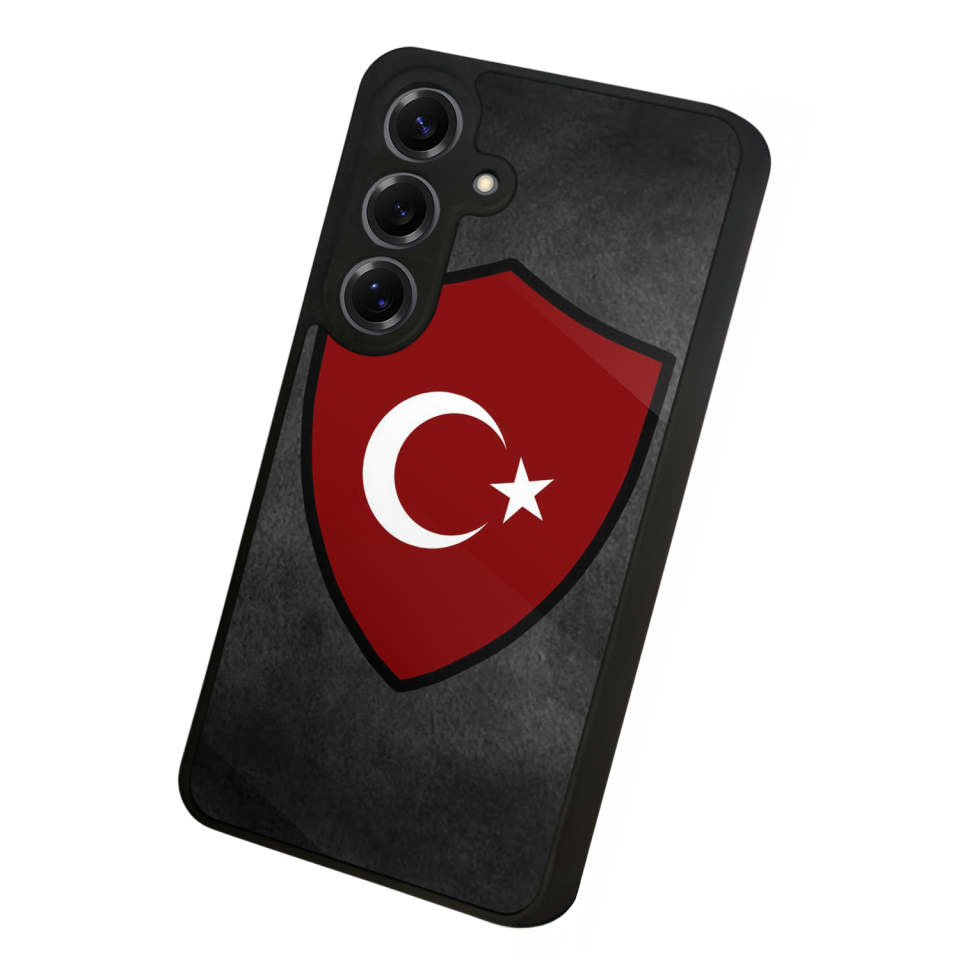 Samsung Galaxy S25 Uyumlu Türk Bayragi Tasarımlı Glossy Premium Kılıf