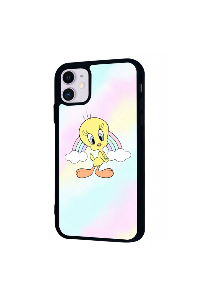 iPhone 11 Uyumlu Tweety Tasarımlı Glossy Premium Kılıf
