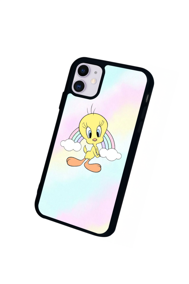 iPhone 11 Uyumlu Tweety Tasarımlı Glossy Premium Kılıf