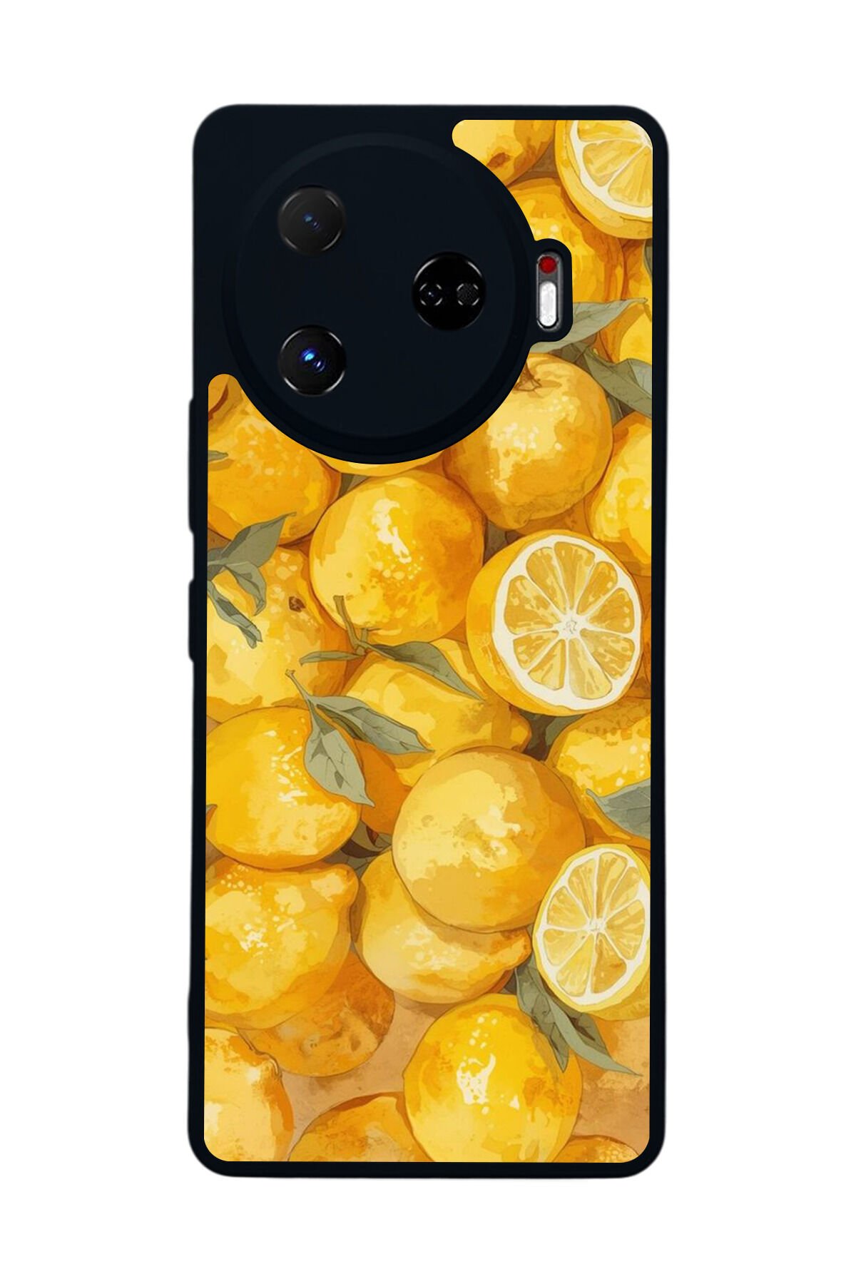 Tecno Camon 30 Pro Uyumlu Limon Tasarımlı Glossy Premium Kılıf