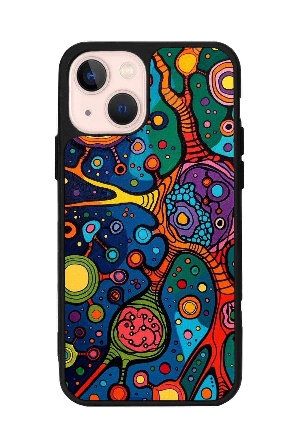 iPhone 14 Plus Uyumlu Abstract Tasarımlı Glossy Premium Kılıf