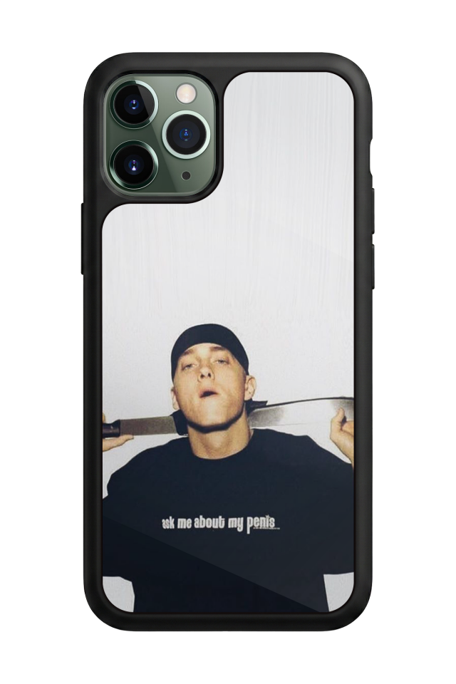 iPhone 11 Pro Uyumlu Eminem Tasarımlı Glossy Premium Kılıf