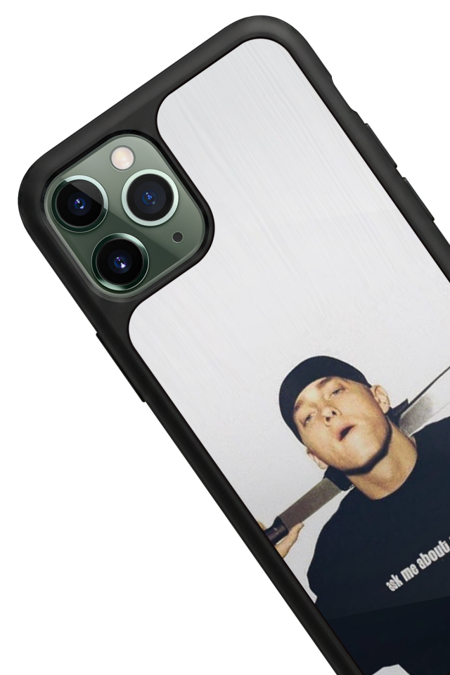 iPhone 11 Pro Uyumlu Eminem Tasarımlı Glossy Premium Kılıf