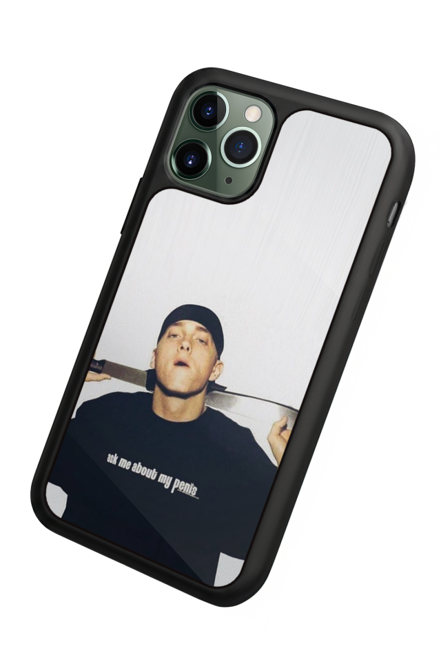iPhone 11 Pro Uyumlu Eminem Tasarımlı Glossy Premium Kılıf
