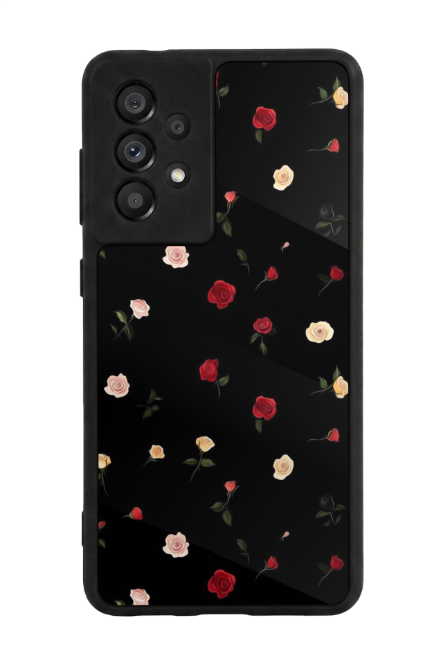 Samsung Galaxy A73 Uyumlu Floral Tasarımlı Glossy Premium Kılıf