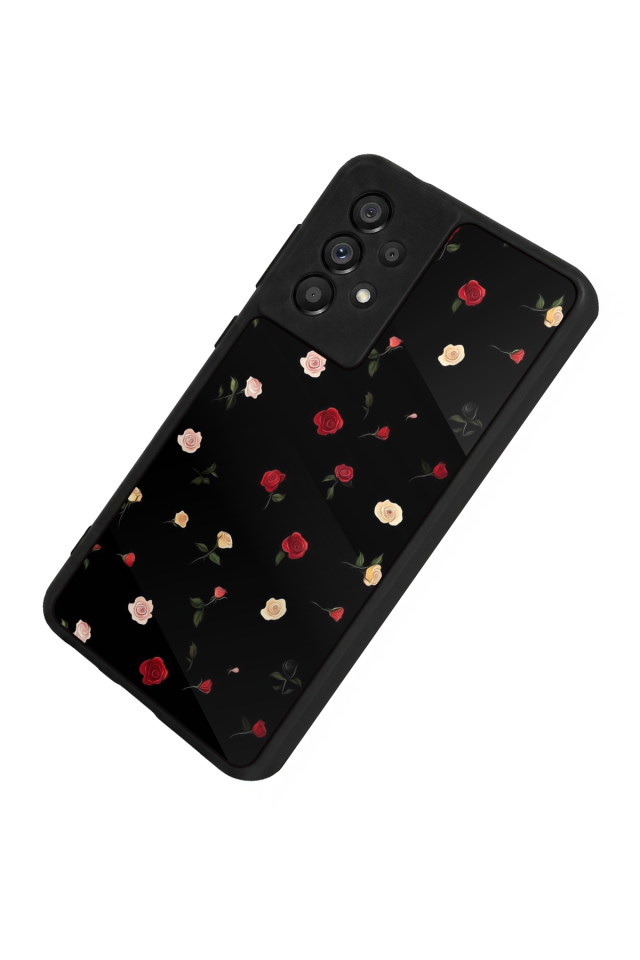 Samsung Galaxy A73 Uyumlu Floral Tasarımlı Glossy Premium Kılıf